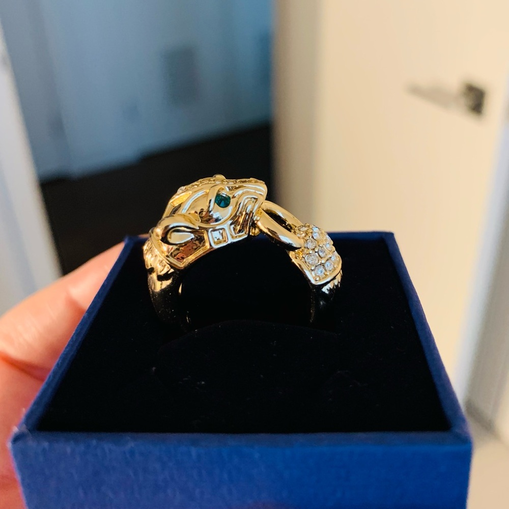 Banana Republic Panthère Ring, Multi-Colored, Gold Plating